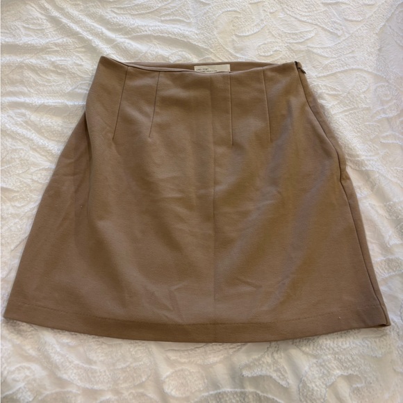 OAK + FORT Dresses & Skirts - Oak + Fort Tan A-Line Skirt Mini
